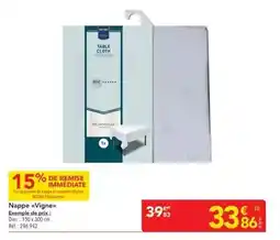 METRO Metro - nappe offre