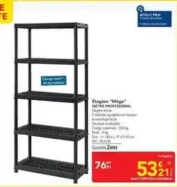 METRO Metro - étagère méga offre