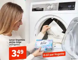 Wibra LENOR lingettes sèche-linge offre