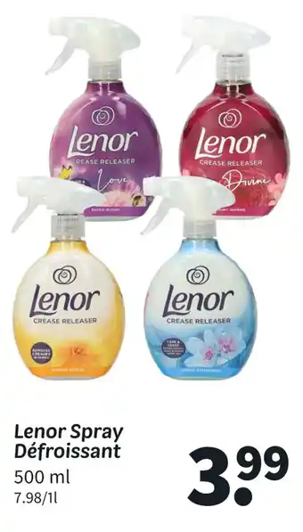 Wibra LENOR Spray Défroissant offre