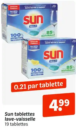 Wibra SUN tablettes lave-vaisselle offre