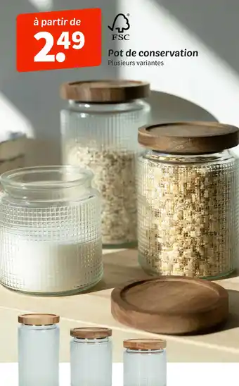 Wibra Pot de conservation offre