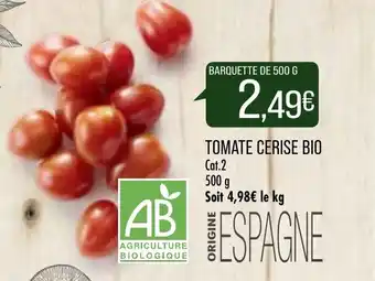 Match Tomate cerise bio offre
