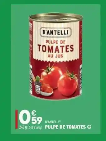 ALDI Pulpe De Tomates D'antelli offre