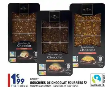 ALDI Bouchées De Chocolat Fourrées Isaura offre