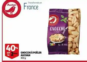 Auchan Gnocchi à Poêler Auchan offre