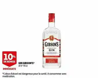 Auchan Gin Gibson's offre