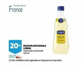 Boisson Artisanale Lorina