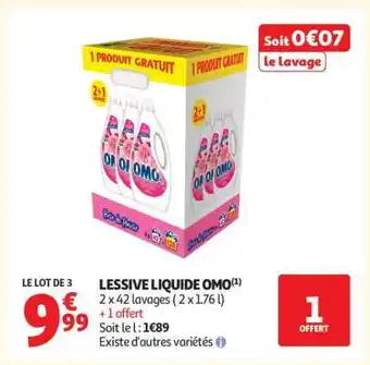 LESSIVE LIQUIDE “OMO”