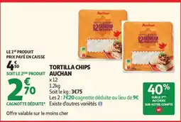 Auchan TORTILLA CHIPS AUCHAN offre