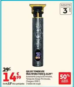 Auchan QILIVE TONDEUSE MULTIFONCTION Q.5129 offre