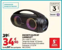 Auchan ENCEINTE Q1295 BT LUMINEUX offre