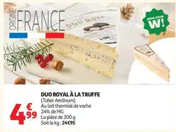 Auchan DUO ROYAL À LA TRUFFE offre