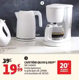 Auchan CAFETIÈRE QILIVE Q.5819 offre