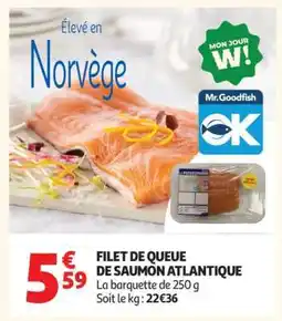 Auchan Filet De Queue De Saumon Atlantique offre