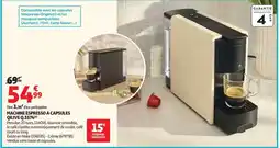 Auchan MACHINE ESPRESSO A CAPSULES QILIVE offre