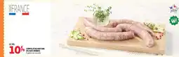 Auchan CHIPOLATAS NATURE OU AUX HERBES offre