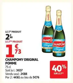 Auchan CHAMPOMY ORIGINAL POMME offre