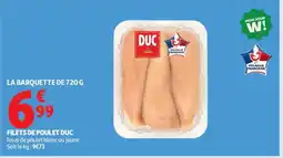 Auchan Filets De Poulet Duc offre