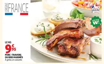 Auchan Porc : Travers Ou Ribs Marinés offre