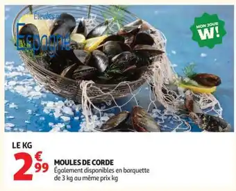 Auchan Moules De Corde offre