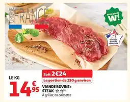 Auchan Viande Bovine : Steak offre