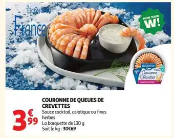 Auchan Couronne De Queues De Crevettes offre