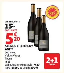 Auchan Saumur Champigny Aop offre