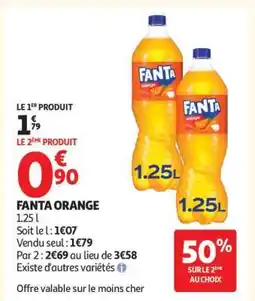 Auchan Fanta Orange offre