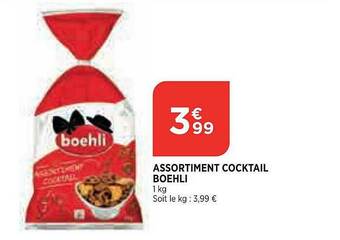 Bi1 Assortiment Cocktail Boehli offre