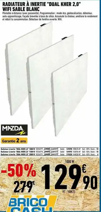 Brico Cash Radiateur à Inertie offre
