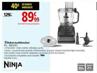 Carrefour Robot Multifonction Ninja offre