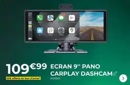 Feu Vert Dashcam - ecran 9'' pano carplay offre