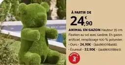 Bricomarché Animal en gazon offre