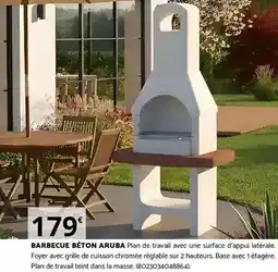 Bricomarché Barbecue béton aruba offre