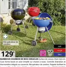 Bricomarché My - barbecue charbon de bois heracler offre