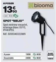 Brico Dépôt Blooma - spot inelio offre