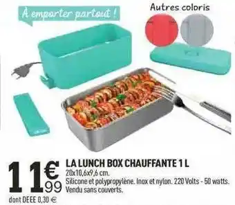 La Lunch Box Chauffante 1 L
