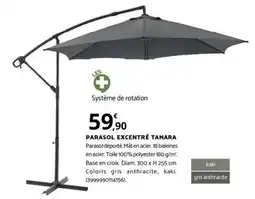 Bricomarché Tamara - parasol excentré offre