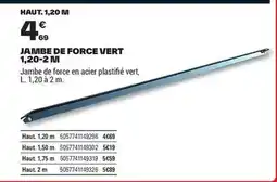 Brico Dépôt Jambe de force vert offre