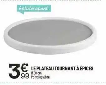 Centrakor Le Plateau Tournant à épices offre