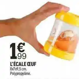 Centrakor L'écale œuf offre