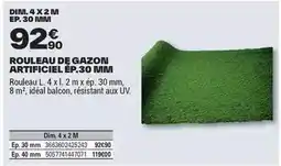 Brico Dépôt Dim - rouleau de gazon artificiel ep.30 mini offre