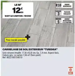 Brico Dépôt Carrelage de sol exterieur tuindra offre