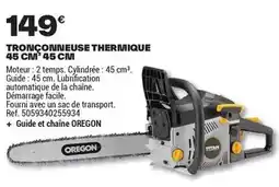 Brico Dépôt Facile - troniconneuse thermique 45 cm 45 cm offre