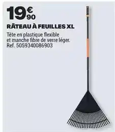 Brico Dépôt Râteau à feuilles xl offre