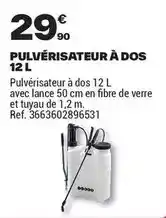 Brico Dépôt Pulvérisateur à dos 12 l offre