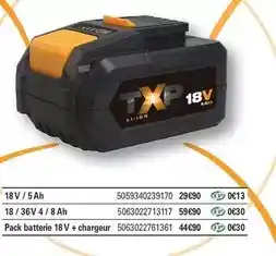 Brico Dépôt Bosch - 18v/5 ah offre