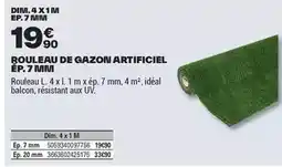Brico Dépôt Dim - rouleau de gazon artificiel ep. 7 mini offre