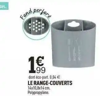 Centrakor Le Range-couverts offre